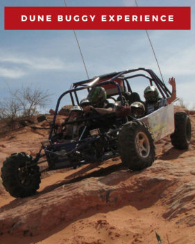 Dune Buggy in a Desert