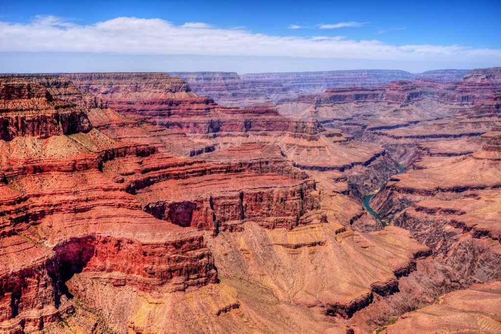 Late afternoon in the Grand Canyon Arizona